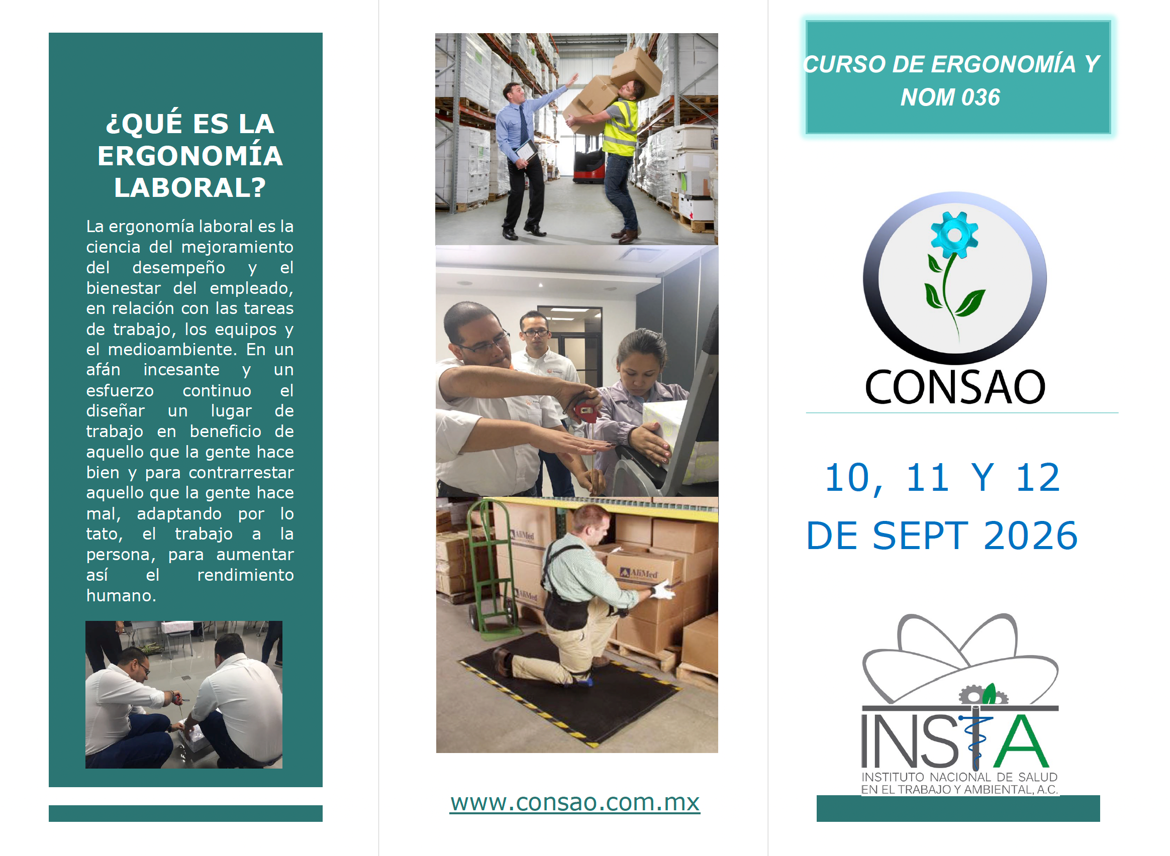 CURSO ERGONOMIA INDUSTRIAL